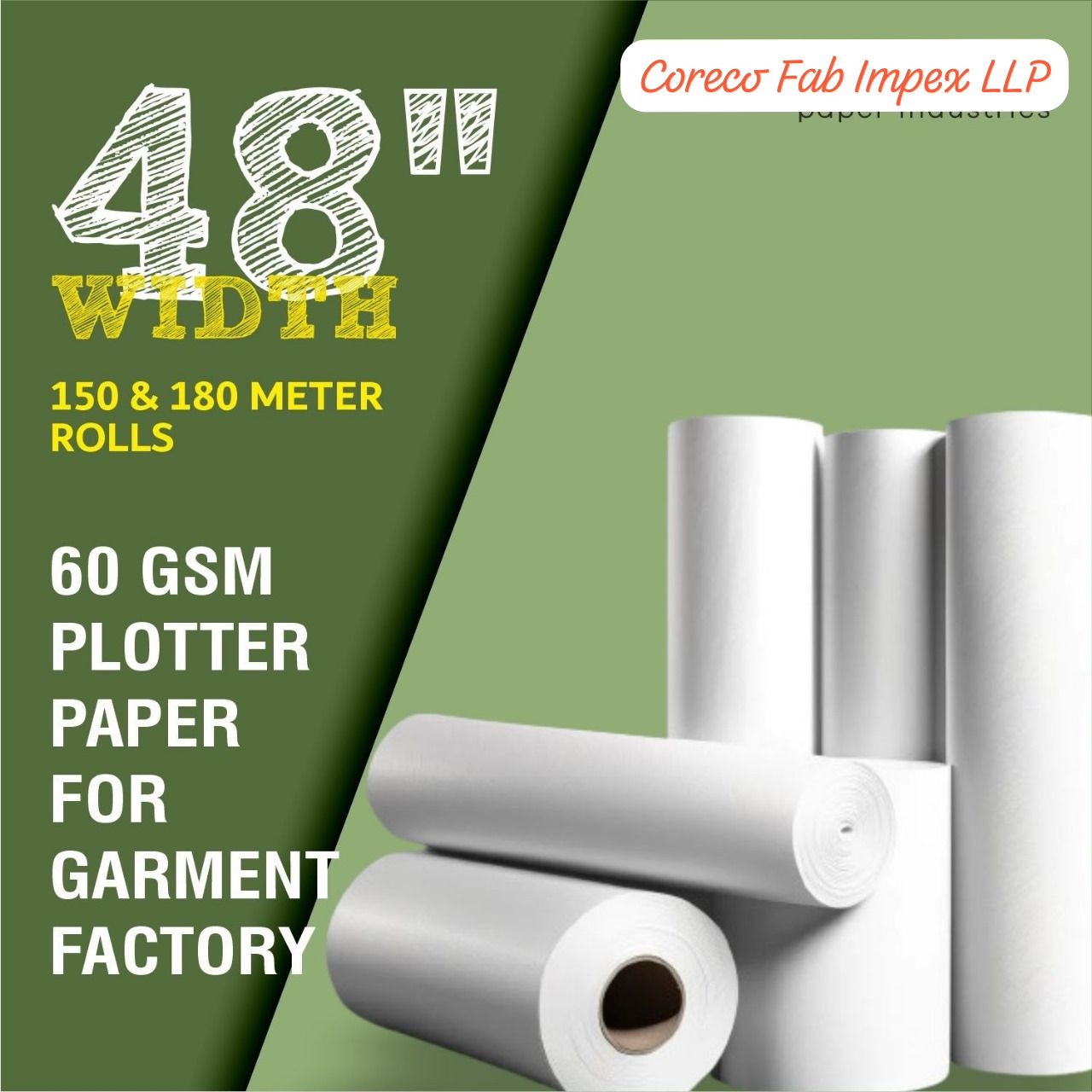 Garment Plotter Paper Rolls - Image 4