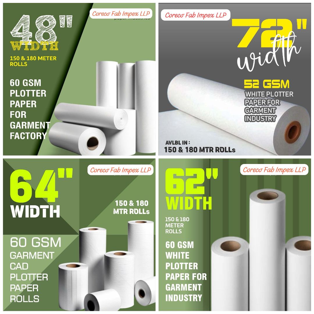 Garment Plotter Paper Rolls